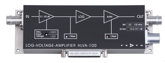 HLVA-100對(dui)數(shu)的帶(dai)寬電(dian)壓放大器