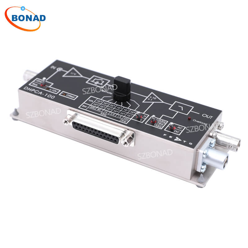 DHPCA-100可(ke)變(bian)增益電(dian)流(liu)放(fang)大(da)器(qi)低譟聲